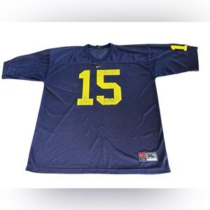 Nike Men Michigan Wolverines #15 Football Jersey Sz XL